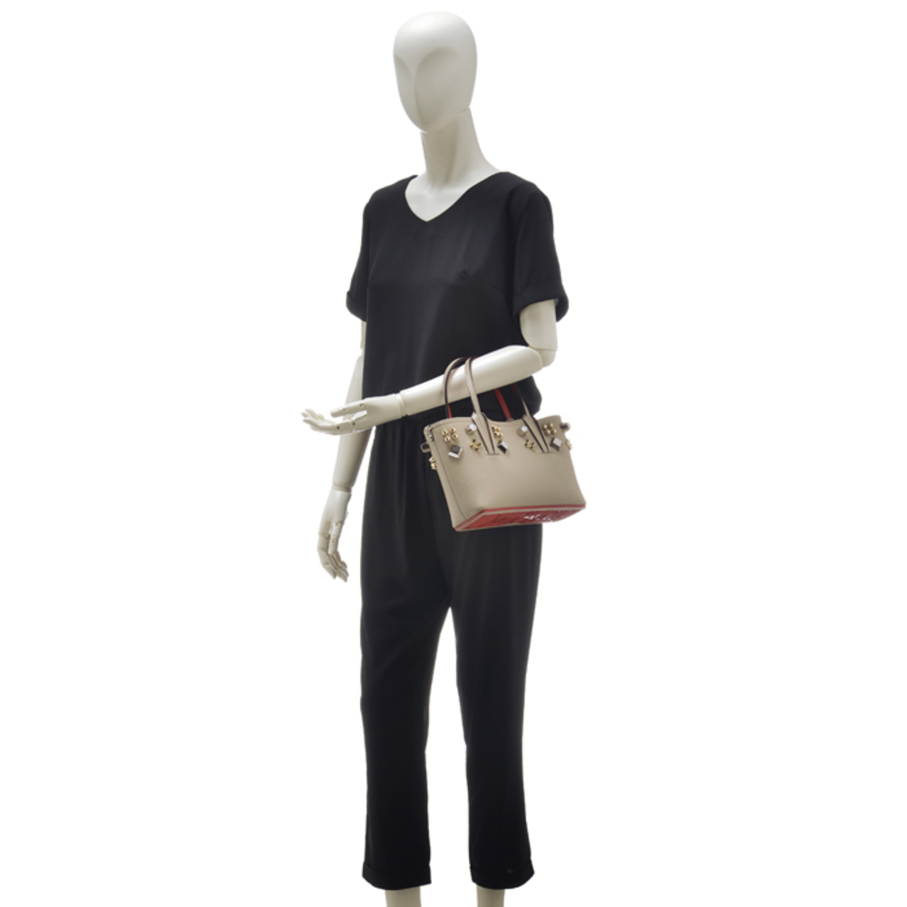 Christian Louboutin Tote Bag Cabata Mini Beige - Picture 9 of 9